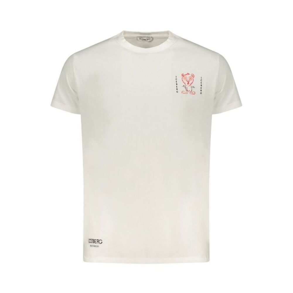 Iceberg Bianco Cotton Men Men's T-Shirt
